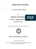 B Tech - Mining - III toVIII PDF