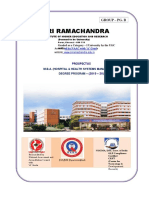 MBA - Hospital and Health System Managment - Prospectus - Srmc.edu