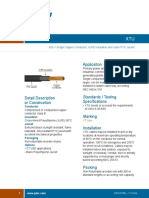 Hoja de Datos Cable Xtu 1C (Xlpe)
