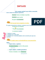 Apuntes de Oración Simple PDF