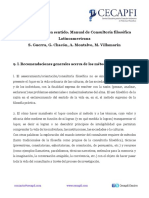 GUERRA, S., CHACÓN, G., MONTALVO, A., VILLAMARÍN, M., El Arte de Vivir Con Sentido. Manual de Consultoría Filosófica Latinoamericana, Fragmento