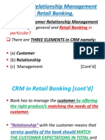 Customer Relationship Management in Retail Banking