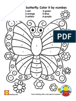 Print Able Count by Number Butterfly