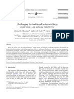 Challenging The Traditional Hydrometallurgy Curriculum-An Industry Perspective