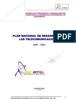 Plan Telecomunicaciones Ecuador PDF