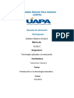 Tarea 1 de Tecnologia y Educacion