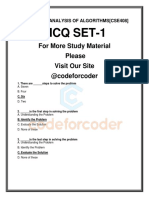 Codeforcoder CSE-408 MCQ-1