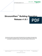 Release Notes - StruxureWare Building Operation v1.8.1 - SmartStruxure Solution