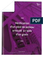 Vérification D'un Pied de Poteau Articulé À L'aide D'un Grain