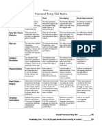 Fractured Fairy Tale Rubric