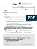 Refund Request For International Students