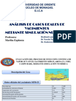 Caso Real de Yacimientos Con Simulacion Numerica