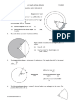 Arc and Area of Sector