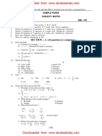 CBSE Class 5 Mathematics Sample Paper Set N