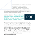 The Overall Market Value For Specialty Tires Is Expected To Grow With A CAGR of 4.2% For The Next 5 Years To Reach Nearly USD 21.5 Billion in 2020