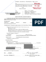 Mueller's Cohen Search Warrant Application, July 2017