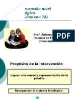 Intervencion Fono en Niños Con Tel PDF