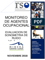 Informe de Sonometria de Ruido