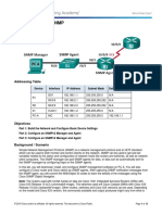 5.2.2.6 Lab - Configuring SNMP