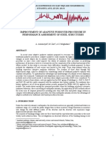 Improvement of Adaptive Pushover Procedure in Performance Assessment of Steel Structures