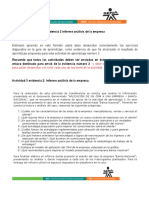 A3-Evidencia 2 Informe Análisis de La Empresa