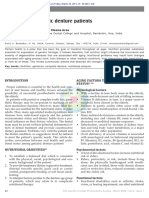 Nutrition For Geriatric Denture Patients: Review Article