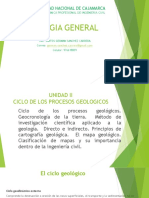 Unidad II Ciclo de Los Procesos Geologicos