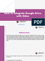 How To Integrate Google Drive With Odoo