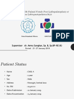 One Year Old Boy With Palatal Fistule Post Laibopalatoplasty Et Causa Labiognatopalatoschizis