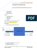 Scan Insertion Lab Observations