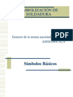 Simbolización de Soldadura - Aws A2.4 - Asc