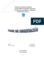 Trabajo de Fase de Observacion Diocelis Parra