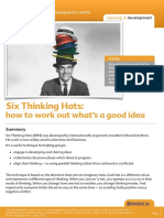 Six Thinking Hats:: How To Work Out What's A Good Idea