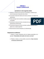 Teorias Curriculares - Unidad Didactica II PDF