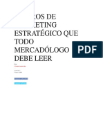 5 Libros de Marketing Estratégico Que Todo Mercadólogo Debe Leer