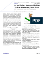 Design, Modeling and Failure Analysis of Rolling Key in 10-Ton C-Type Mechanical Power Press