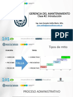 Introducción A La Gerencia Del Mantenimiento