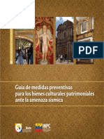 Bienes Culturales Muebles - Guía de Medidas Preventivas SISMOS