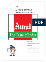 "Amul's Supply Chain Management": Report On