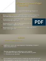 Module 12: Indifference Curves and Budget Constraints