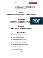 Trabajo Gerencia de Adquisiciones y Contrataciones