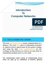 To Computer Networks: By: Dr. Abhinav Sharma Assistant Professor-SS Department of Electronics