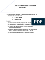 Ejercicios Resueltos de Economia General