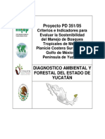 Diagnostico Ambiental y Forestal Del Estado de Yucatan