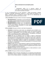 Elaboración de Organigrama y Descripción de Los Principales Puestos