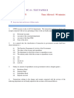 Total Questions: 75 Time Allowed: 90 Minutes: PC-16 Test Paper Ii