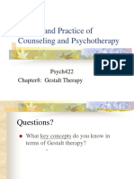 Chapter 8 - Gestalt Therapy