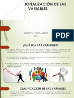 Operacionalizacion de Variables