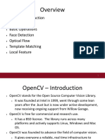 Opencv Introduction Highgui Basic Operations Face Detection Optical Flow Template Matching Local Feature