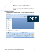 Building A Query in Standard & Poor'S Execucomp Access Database